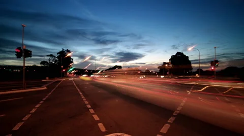 Jib intersection Timelapse Stock Footage 58587050