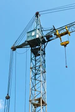 Jib mobile crane Stock Photos