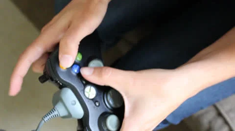 Jib move on a game controller Stock Footage 22757007