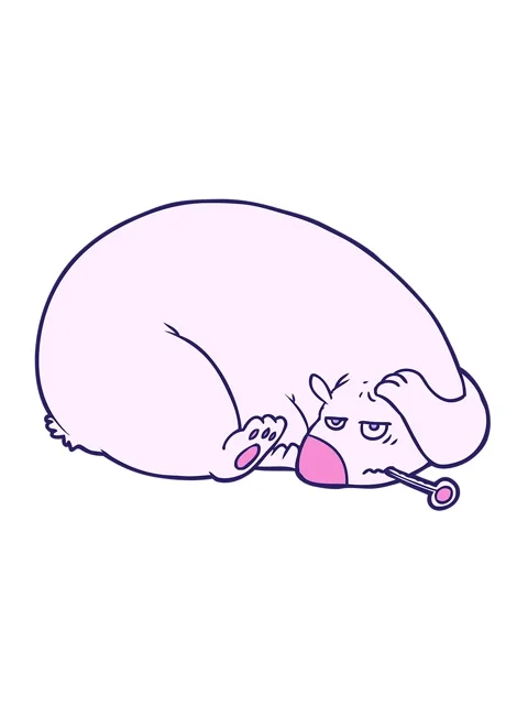 Jiggle and pause animation of bear with a sore head Stock Footage 324350187