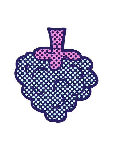 Jiggle and pause animation of cartoon doodle raspberry Stock Footage 324147361