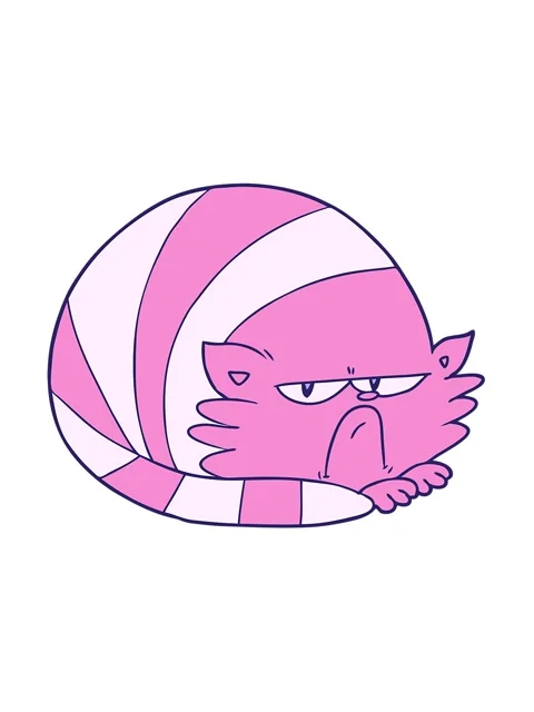 Jiggle and pause animation of cartoon grumpy cat 動画素材 324150143