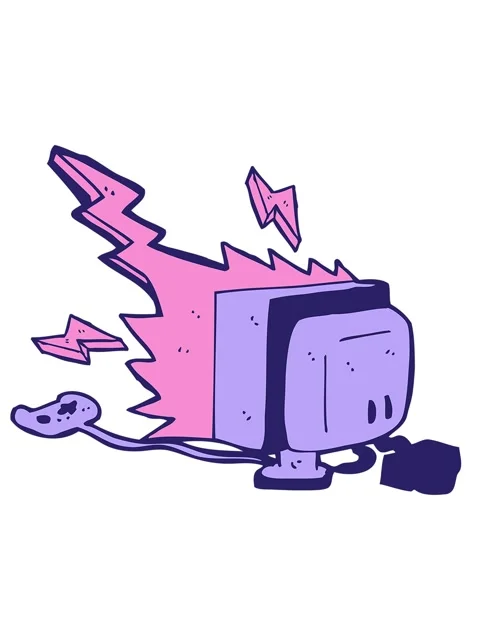 Jiggle and pause animation of cartoon computer game Stock Footage 324302367