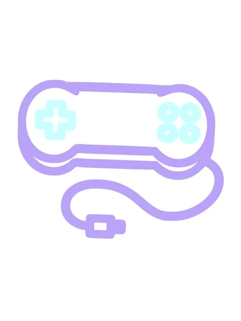 Jiggle and pause animation of console game controller symbol icon Stock Footage 324053178