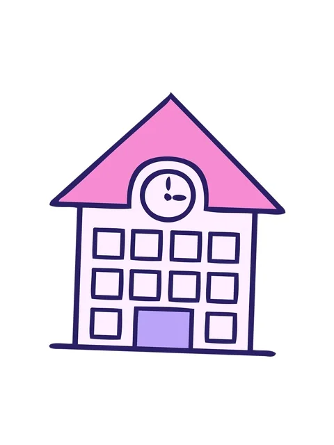 Jiggle and pause animation of cute cartoon of a town house Vídeos de archivo 324388994