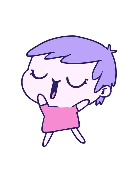 Jiggle and pause animation of freehand drawn cartoon of cute kawaii short h.. Stock Footage 324284308