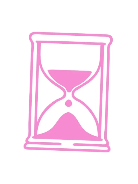 Jiggle and pause animation of line doodle of an hourglass running sand icon Stock Footage 324316055
