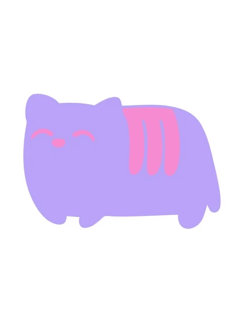 Jiggle and pause animation of loaf cat Stock Footage 324336569
