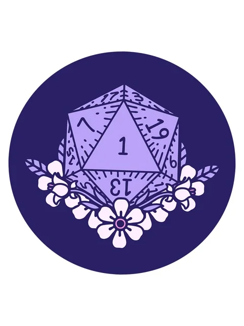 Jiggle and pause animation of natural one dice roll with floral elements Vídeos de archivo 324489193