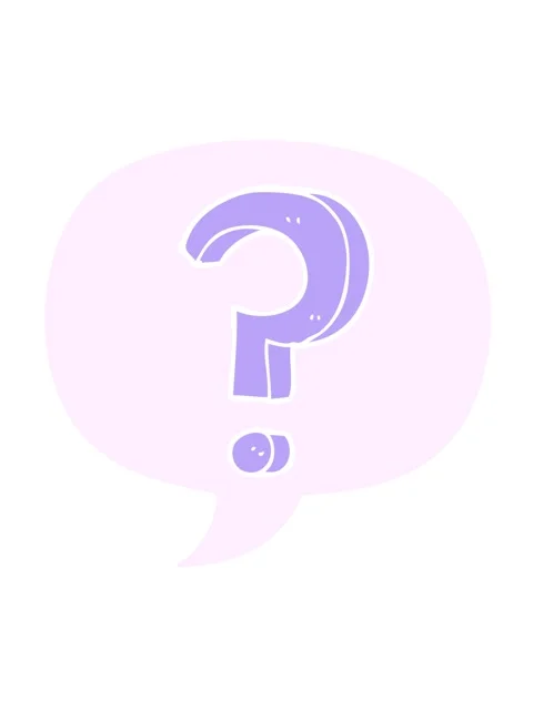 Jiggle and pause animation of question mark with speech bubble in retro style Video stock 324456714