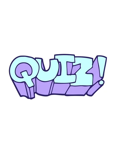 Jiggle and pause animation of quiz text Stock Footage 324197896