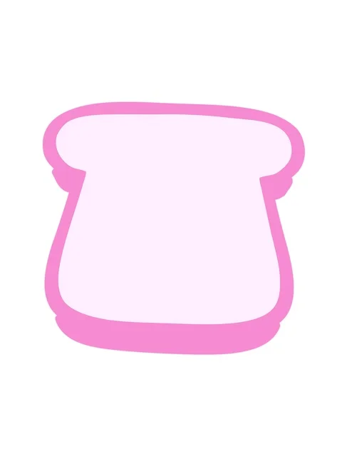 Jiggle and pause animation of slice of bread Stock Footage 324222128