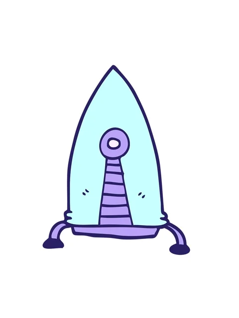 Jiggle and pause animation of space rocket Stock Footage 324437714