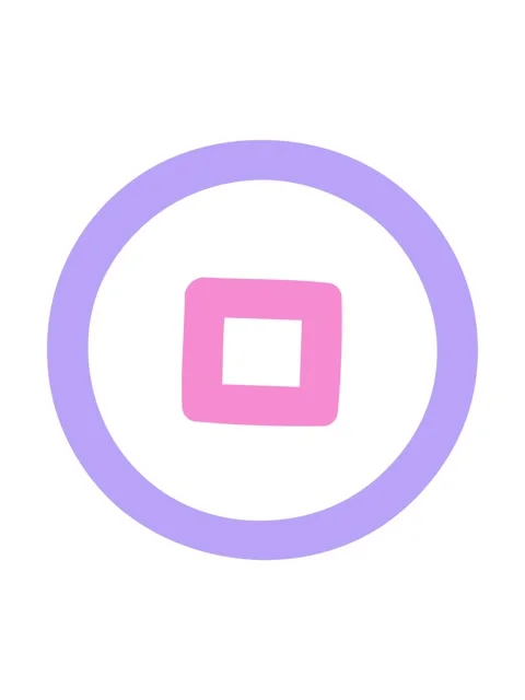 Jiggle and pause animation of stop button symbol icon Stock Footage 324473109