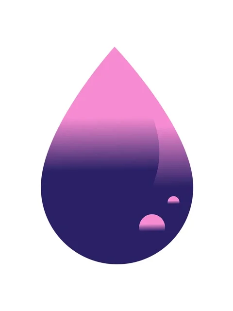 Jiggle motion animation of blood drop graphic vector illustration icon Video stock 324173429