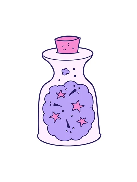 Jiggle motion animation of cartoon magic potion Stock Footage 324182571