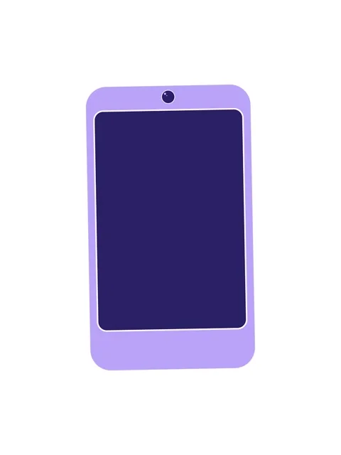 Jiggle motion animation of cell phone graphic vector illustration icon Stock Footage 324456551