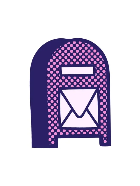 Jiggle motion animation of comic book style cartoon of a mail box Stock Footage 324176691