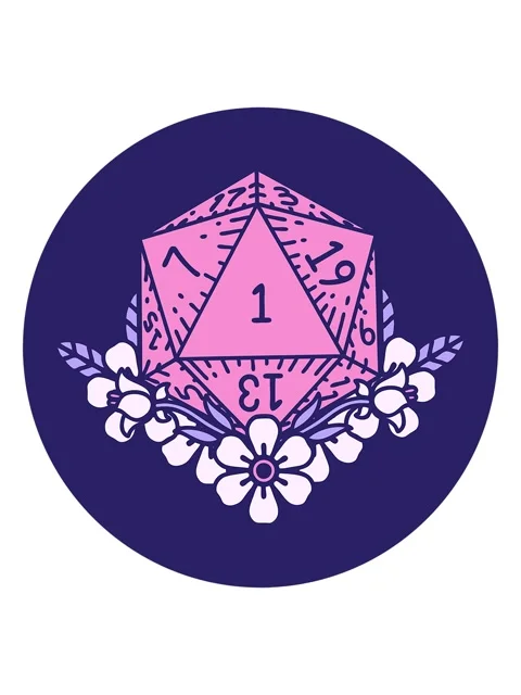 Jiggle motion animation of icon of natural one dice roll with floral elements 動画素材 324330197