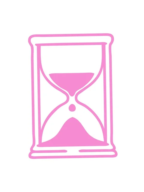 Jiggle motion animation of line doodle of an hourglass running sand icon Stock Footage 324209556