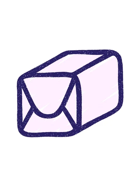 Jiggle motion animation of Wrapped Parcel Chalk Drawing 動画素材 324229990