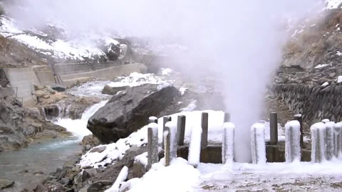 Jigokudani Video stock 130886661