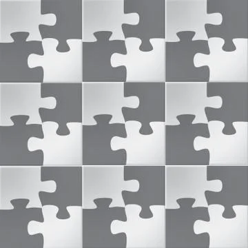 Jigsaw background Stock Illustration
