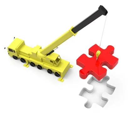 The jigsaw Stock Illustration