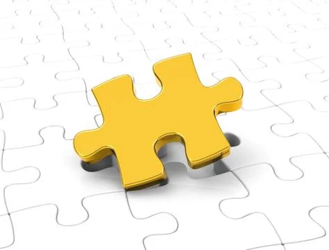 The jigsaw Stock Illustration