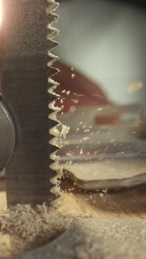 Jigsaw Joy: 4K Vertical Slow-Mo Woodcut Video stock 269134767