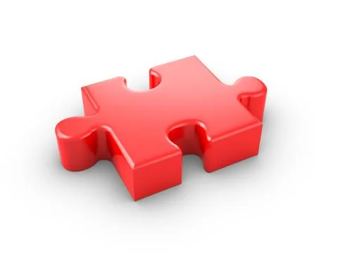 Jigsaw piece Stock Illustration