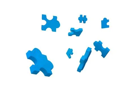 Jigsaw pieces 스톡 일러스트