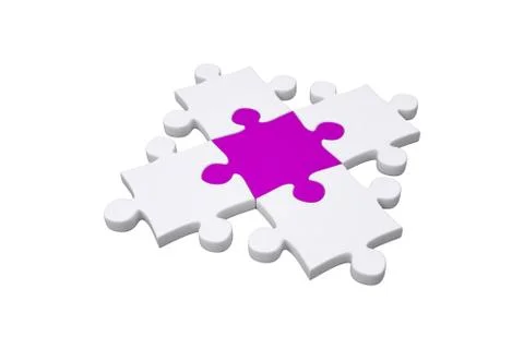 Jigsaw pieces 스톡 일러스트