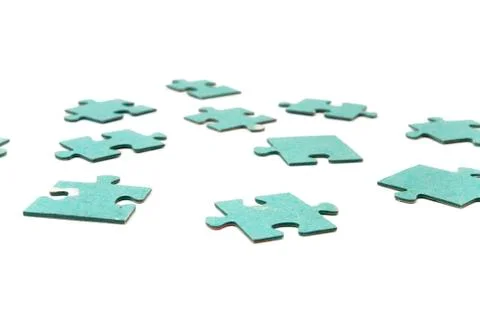 Jigsaw pieces 写真素材