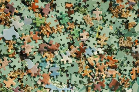 Jigsaw pieces Stock Photos