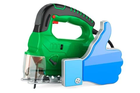 Jigsaw power with like icon, 3D rendering Stock Illustration