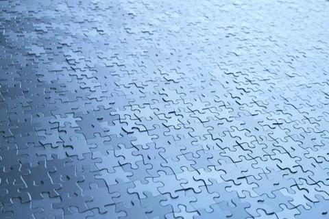 Jigsaw Puzzle Background Stock Illustration
