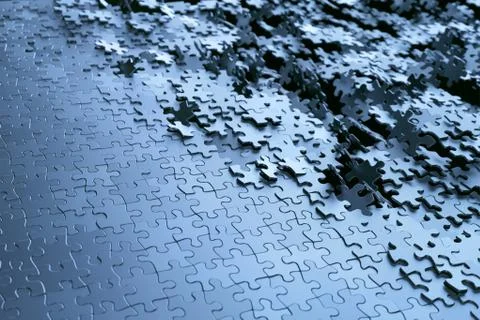 Jigsaw Puzzle Background 스톡 일러스트