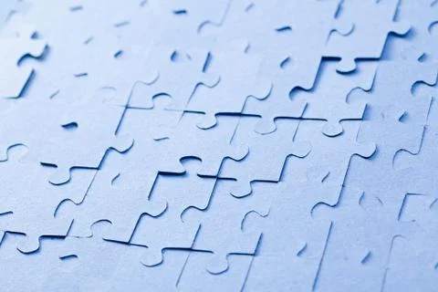 Jigsaw puzzle background Stock Photos