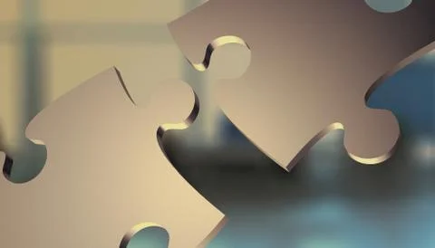 Jigsaw puzzle, concept of solution or team work イラスト素材