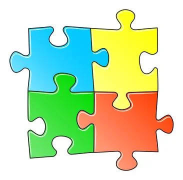 Jigsaw puzzle Stock Illustration