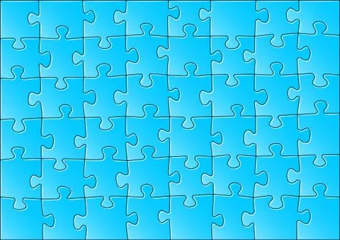 Jigsaw puzzle Stock Illustration
