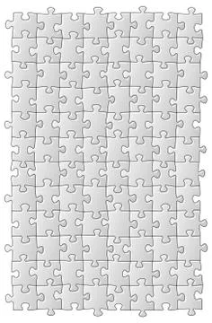 Jigsaw puzzle Illustrazione stock