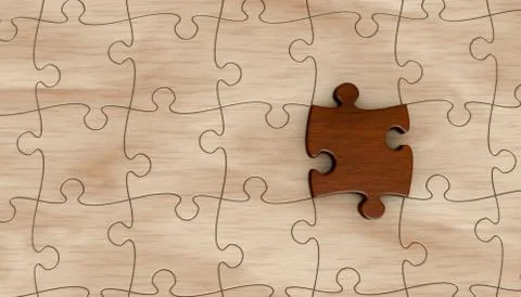 Jigsaw puzzle Illustrazione stock