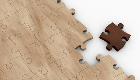 Jigsaw puzzle Illustrazione stock