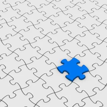 Jigsaw puzzle 库存插图