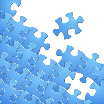 Jigsaw puzzle Stock Illustration