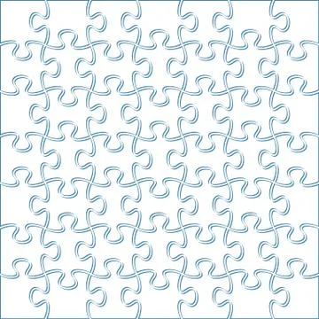 Jigsaw puzzle Illustrazione stock