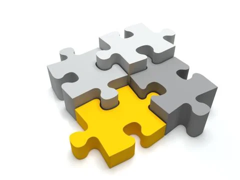 Jigsaw Puzzle Illustrazione stock