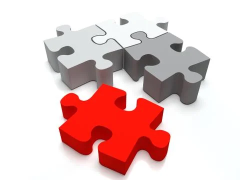 Jigsaw Puzzle Stock Illustration